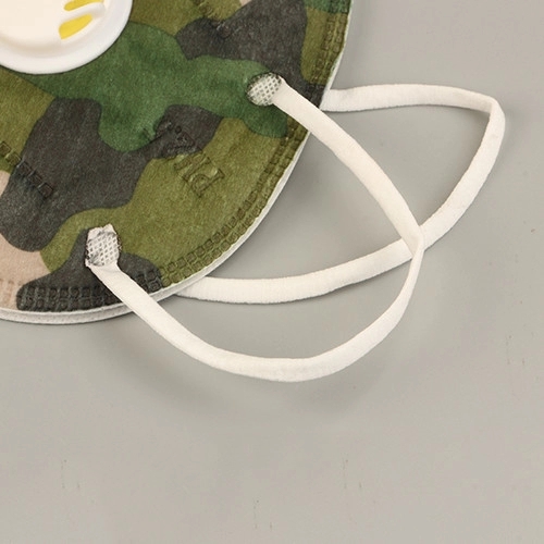 Camouflage Non Woven Fabric KN95 Mask Particulate Filter GB2626-2019 With Valve