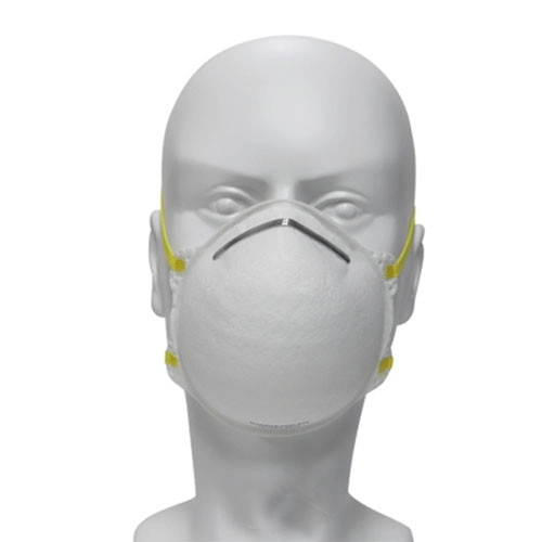 KN95杯形口罩熔体吹布一次性污染口罩头安装