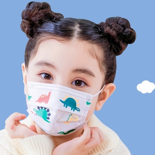 塑料鼻夹儿童一次性口罩3层耳环