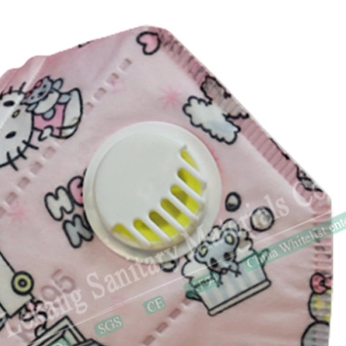 Hello Kitty Lug Non Woven KN95 Respirator Masks Valved Disposable Nose Mask