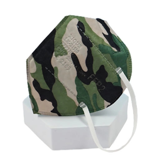 Non Woven FFP2 Fine Particle Dust Mask Disposable Breathable Valveless Lug