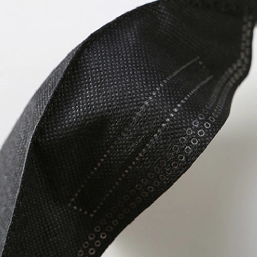 Disposable Nonwoven Fish Shaped Face Mask Kn95 Black Anti Dust Mask GB2626-2006