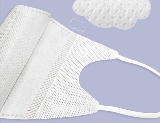 Dustproof 95% Filtration 17.5x13 3D Protective Face Mask Three Layers For Children 0