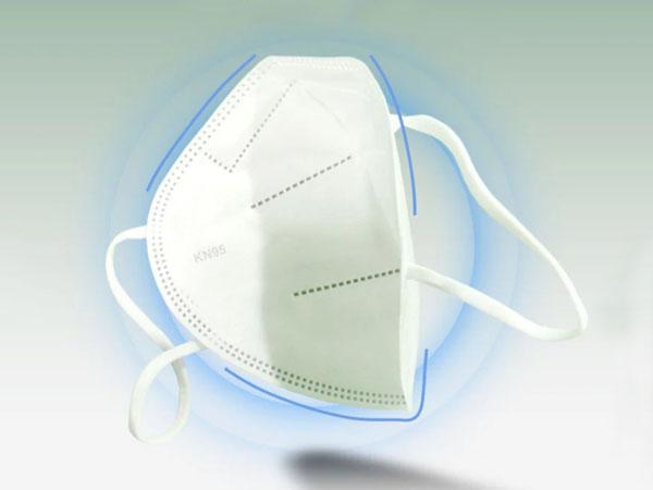 Lug Folding Valveless KN95 Filter Mask Protection Face Masks DEKRA 0
